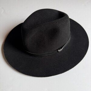 Goorin Bros. Black Wool Fedora Hat – Size Large – Made in USA